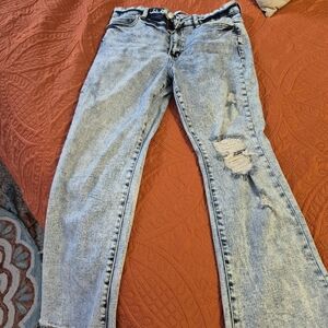 Classic Light Blue Women's Straight Leg Jeans